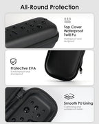 Hard Travel Case for OBlade QP2520/QP2530/QP2620/QP2630 – Waterproof Portable Storage Bag for OBlade Hybrid Electric Trimmer & Braun Series Shaver