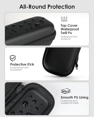 Hard Travel Case for OBlade QP2520/QP2530/QP2620/QP2630 – Waterproof Portable Storage Bag for OBlade Hybrid Electric Trimmer & Braun Series Shaver