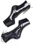 High Heels 20cm Pole Dancing Boots Velvet Heelless Thick Sole