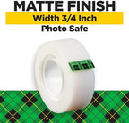 Scotch Magic Tape, Invisible, Home Office Supplies and Back to School Supplies for College and Classrooms, 12 Rolls
