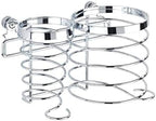 WENKO 22221100 Hair Dryer and Hair Straightener Holder Premium, Stainless Steel, 7.9 x 4.7 x 4.7 inch