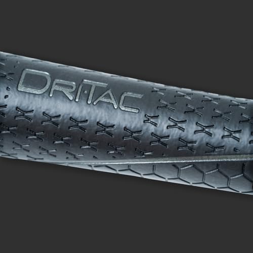 Winn Dri-Tac Long Standard Golf Grip, Non-Slip & Cushioned Comfort, Moisture-Wicking & Shock Absorption, AVS Technology, Hand Alignment & Lighter Grip Pressure, Tacky in All Weather