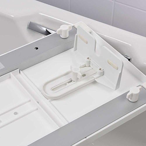 NRS Healthcare Myco Adjustable Bath/Shower Board, 66-76 cm with Handle