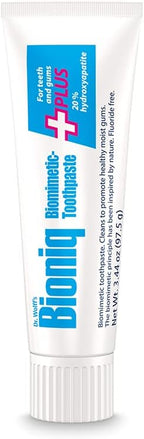 Bioniq Plus+ Gum Formula - 20% Hydroxyapatite Toothpaste, bioHAP and Fluoride Free Toothpaste for Daily Use, Clinically Tested - Our Expert for Enamel and Gum Care - 1 x 3.44 Oz