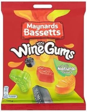 Maynards Wine Gums Bag 165g (Pack of 3)