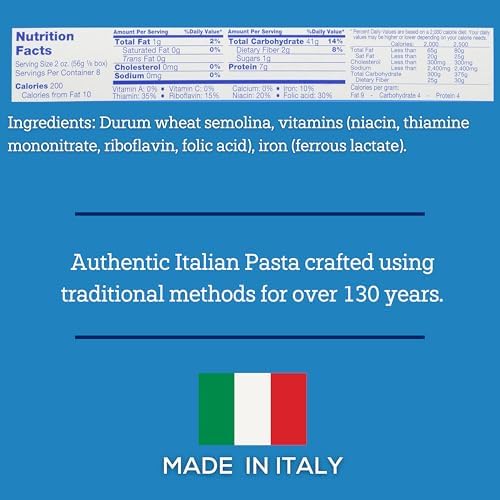 De Cecco Bucatini No. 15 Pasta, 16 Oz, Authentic, Slow Dried, Made with Semolina and Durum Wheat, Versatile Pasta for Sauces & Recipes, Made in Italy