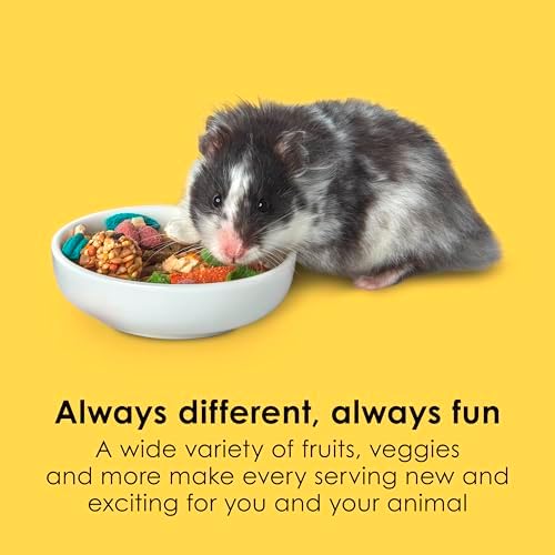 Kaytee Fiesta Hamster & Gerbil Food, Nutritious and Fun Blend, Supports Dental Health and Digestion, 2.5 pounds