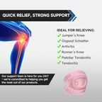 Knee Brace for Women & Men – Adjustable Knee Support with Patella Gel Pad & Side Stabilizers – 2 Pack Knee Sleeves for Sports, Workout, Running, Hiking, Fitness, Joint Protection (2, Pink)
