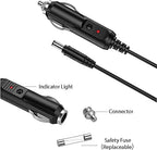 BestCH Car DC Adapter Compatible with TherMedic PW140 Lower Back ProWrap Heating Pad 3in1 Hot Cold Therapy PW160 3in1 Knee Heating Pad PW150L Pro-Wrap Lite 6in1 Heating Pad Auto Vehicle Boat RV Camper