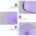 Ramddy Washing Basin/Wash Tub Plastic, 18 Quart, Purple