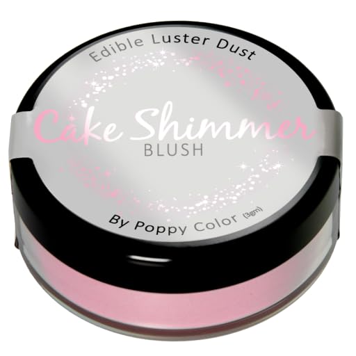 Blush Cake Shimmer By Poppy Paints Edible Luster Dust 3 Gm