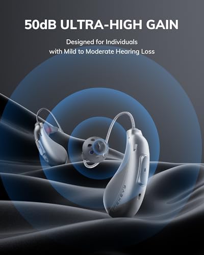ELEHEAR-Beyond Hearing Aids, OTC Hearing Aids for Seniors and Adults with AI Powered Speech Enhancement, Superior Sound Quality, Bluetooth Enabled & App Control, Upgraded Receiver