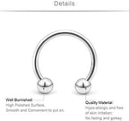 SCERRING Fake Nipple Ring Stainless Steel Non-Piercing Nipple Rings Clip On Nipplerings Faux Body Piercing Jewelry for Women Men 11 Pairs