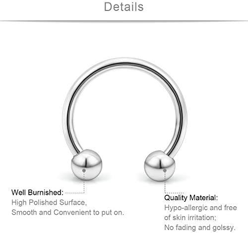SCERRING Fake Nipple Ring Stainless Steel Non-Piercing Nipple Rings Clip On Nipplerings Faux Body Piercing Jewelry for Women Men 11 Pairs