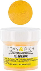 Roxy & Rich Fat Dispersible Food Coloring, 5 Grams Yellow