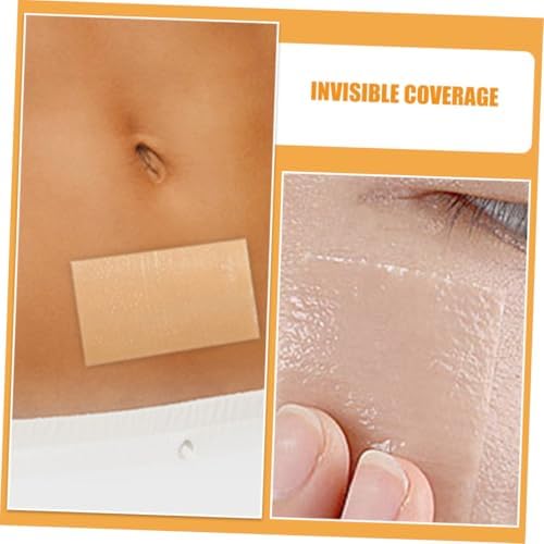 FRCOLOR Breathable Skin Color Silicone Scar Tape Roll 4cm X 150cm Waterproof Self-Adhesive Scar Patch and Tattoo Concealment Wear-Resistant for Sensitive Skin