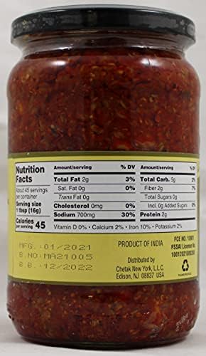 Deep Chana Methi Mango Pickle 25 oz