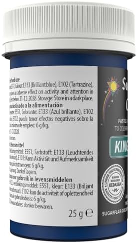 Sugarflair Kingfisher Pastel Paste Colour 25g, zzzz-s