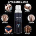 Cosmpro Hair Removal Spray Foam for Men Hair Removal Cream Effective & Painless for Underarm, Chest, Back, Legs Depilatory Cream
