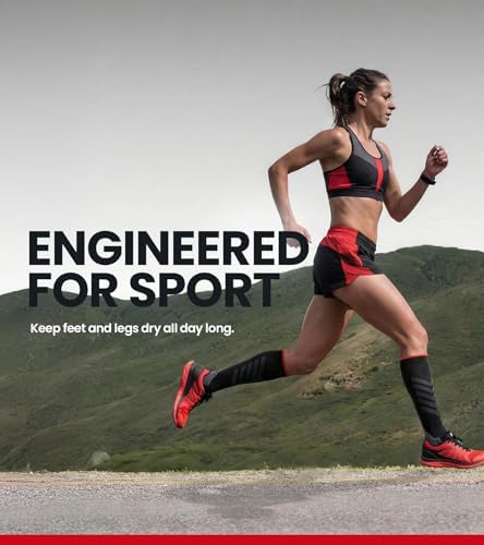 Compression Socks for Women and Men 2 Pairs, Performance Compression Socks Support for Flying, Athletic, Running, Hiking