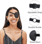 Eye Patch, 2PCS 3D Adjustable Eyepatch, Medical Eye Patches for Right or Left Eye, Amblyopia Lazy Eye Patches for Adults and Kids, Black Gray