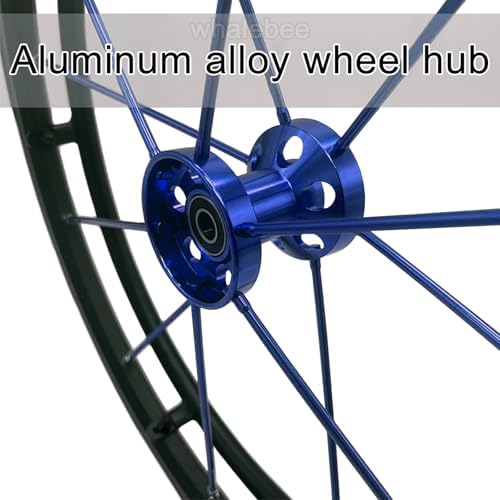 Replacement Wheelchair Wheels 2 Pcs Wheelchair Rear Wheels 24×1(25-540) Aluminum Alloy Wheels 1/2" (12.7 Mm) Bearing with Mounting Axle, Pneumatic Wheel, for Manual Wheelchair(Black)