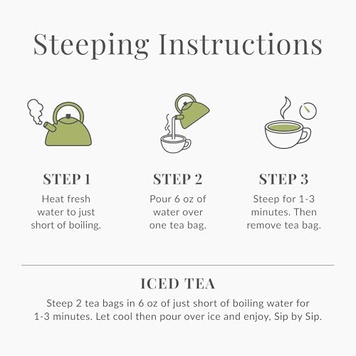 The Republic of Tea - Black Raspberry Green Tea, 50 Tea Bags, Tin | Flavored Berry Tea | Caffeinated