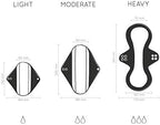Reusable Sanitary Pads with Discreet Pouch | Mix Pack | Cloth Menstrual Pads | Reusable Feminine Pads | Cloth Panty Liners | Washable Pads Menstrual | Zero Waste Reusable Period Pads | Bambaw
