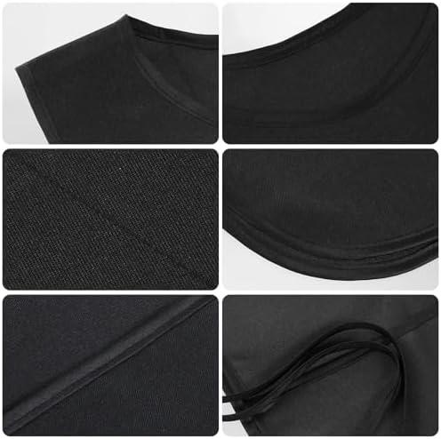 Unisex Cobbler Apron with 3 Pockets, 1pc Womens Apron Vest Style Haircut Work Aprons for Cooking, Laundry
