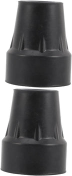 NOLITOY 2pcs Rubber Cane Tips Walking Pole Replacement Tip Non-Slip Crutch Feet for Hiking