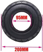 200x50（8x2）Scooter Tubeless Solid No Flats Tire For Razor 200 X 50 (8 X 2) E100 E150 E175 E200