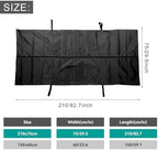 Cadaver Bag, 210D Body Storage Bag Corpse Bags, Emergency Cadaver Body Bag Corpse Bag Funeral Supplies Dead Body Bags Prop Dead Body Bag, 210 * 75CM