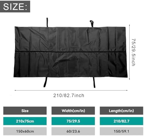 Cadaver Bag, 210D Body Storage Bag Corpse Bags, Emergency Cadaver Body Bag Corpse Bag Funeral Supplies Dead Body Bags Prop Dead Body Bag, 210 * 75CM