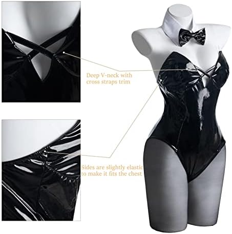 CR ROLECOS Bunny Costume Women Bunny Suit Cosplay Lingerie Adult Halloween Costumes