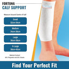 Fortuna Elasticated Calf Support - Large