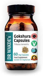 DR WAKDE's Gokshura Capsules (Tribulus terrestris) - 60 Veg Caps | 100% Pure, All-Natural Supplement | Vegan, Plant-Based, Supports Vitality and Urinary Health
