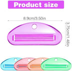 10 PCS Tooth Pastetooth Paste Squeeze, Plastic Toothpaste Tube Squeezer Tool Hanging Kids Toothpaste Dispenser Clip Holder for Bathroom, Suitable for Toothpastes Cream Cosmetics and Paint (5 Colors)