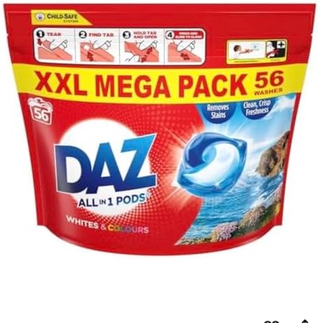 Daz All-In-1 Washing Capsules 56 Washes