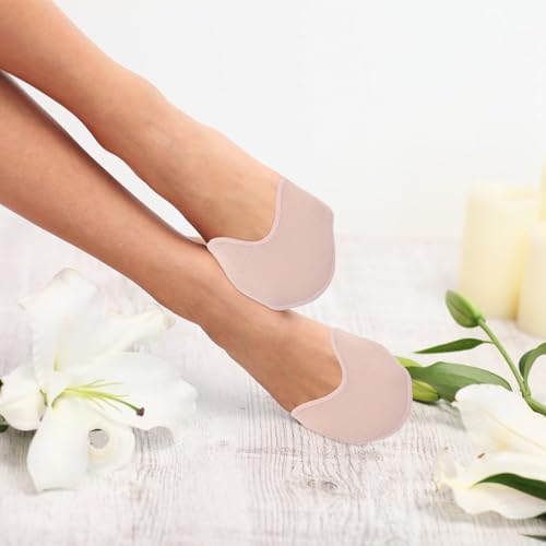 Ballet Dance Shoe Socks Pad Pointe Shoe Toe Pouches Pad Fabric Toe Cap Cover Wrapped Protector Cushion Forefoot 1 Pair