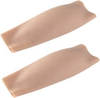 Silicone Calf Pads Leg Arm Enhancer Calf Corrector for Thin Skinny Crooked Legs Cover Scar Birthmark (1 Pair)