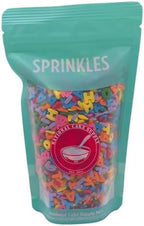 NCS Alphabet Letter Edible Sprinkles – Cupcake, Cake & Cookie Decorations, 8 oz