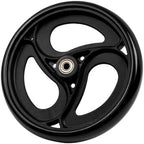 Wealrit 2 Pcs Solid 8 Inch Replacement Wheels for Wheelchairs, Walker, Drive Rollator Parts (Black)