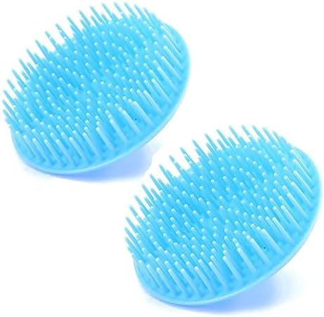 2 Pack Hair Scalp Massager Shampoo Brush Shower Head Scrubber Cleanser Massage Comb for Hair Growth Ease Dandruff Removal and Head Relaxation for Women and Men or Pets