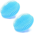 2 Pack Hair Scalp Massager Shampoo Brush Shower Head Scrubber Cleanser Massage Comb for Hair Growth Ease Dandruff Removal and Head Relaxation for Women and Men or Pets