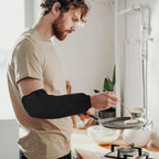Gatuida Waterproof and Oil-Resistant Sleeves for Kitchen Cleaning Gardening and Daily Housework - 3 Pairs of Comfortable Protective Arm Covers