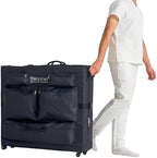 Master Massage Universal Size Wheeled Massage Table Carry Case with Wheels - Carrying Bag for Foldable Massage Bed with Castors-Fits 27” to 32” Width Folding Massage Tables - Black.