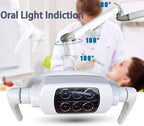 BoNew Exam Light ORAL 360 Rotation Ceiling Mounted Arm Shadowless Lamp With 6 LED Infrared Sensor