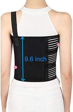Solmyr Rib Brace Broken Rib Belt, Chest Brace Elastic Rib Support Brace for Men and Women, Chest Binder to Reduce Rib Cage Pain, Breathable Chest Wrap Belt for Sore or Bruised Ribs Support, Sternum