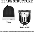 Replacement Blade for OLOV Electric Groin Hair Trimmer, Hygienic Snap-in Replaceable Ceramic Blade Heads, Black