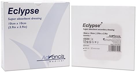 Dukal Eclypse Super Absorbent Dressing, 4" W x 4" L (Pack of 20)